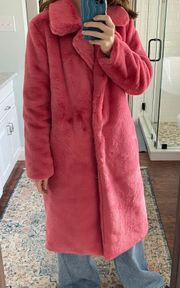 Pink Fur Coat