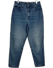 Super High Rise Light Wash Wide Leg Straight Baggy Mom Jeans L.A. Blues 14