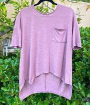 Mudd Dusty Rose Short Sleeve Tee/Top Size Large EUC!