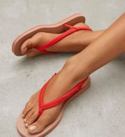 NWT Red Strappy Sandals