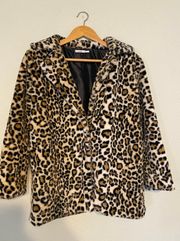 Cheetah Trench Coat/ Jacket