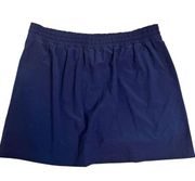 Faherty Womens Navy Blue Skort Active Size Large Compression Shorts Comfy