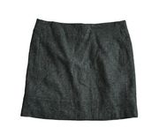 Kenar Wool Blend Gray Womens Mini Short Straight Skirt Size 4