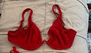 Red Bathing Suit Top