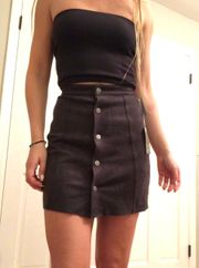 Wilfred Free Centinela Skirt - Dark Charcoal