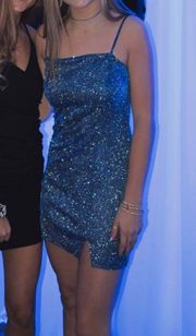 Blue Sparkly Dress 