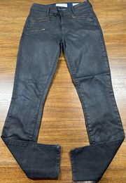 Bullhead Black Juniors Jeans Size 5 Low Rise Skinny Leg Womens Denim