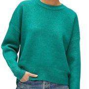 Green Michael Starrs Crewneck Spring Jumper Sweater