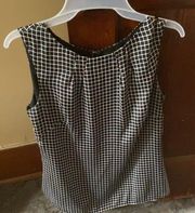 Merona - Business Casual Top - black and white - size extra small