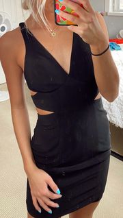 Black Cutout Dress