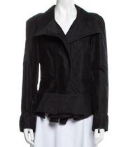 Isabel Marant Black Ruffle Jacket, Shoulder Pads, NWOT