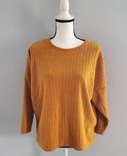 Old Navy Gold Oversized Short Soft Sweater Sz S