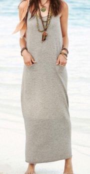 Peruvian Connection Boho Zen Pima Cotton and Baby Alpaca Tank Dress Beach Large