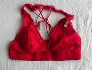 Red Lace Bralette