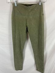 Aerie  Burnout Light Green High Rise Leggings Size Medium