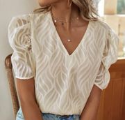 SheIn Puff Sleeve Blouse