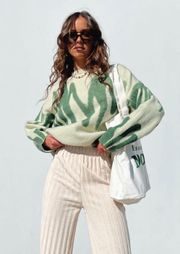 Kelly Oversized Sweater Green