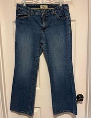 Sonoma Women’s Jeans Sz 14 Petite Stretch Denim BootCut MidRise Straight Leg