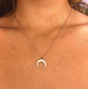 Francesca  Moon Gold Necklace