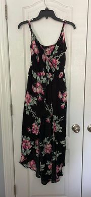 Boutique Black Floral Maxi Dress