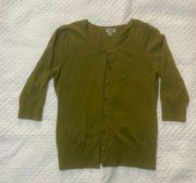 halogen cardigan green small