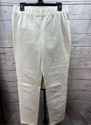 Soft Surroundings medium white jeans with stretchy waist (2097)