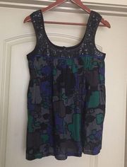 French connection sequin tank