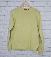 Vintage Izod Diamond Knit Light Green Sweater