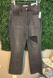 Pacsun Black High Rise Bootcut Cut Out Jeans Size 29 NWT