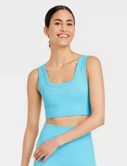 Joy Lab Sky Blue Seamless Bra size small