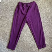 Breckinridge Woman Purple Trouser Pants 18W