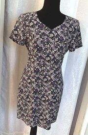 CDC PETITES Floral Lightweight Dress Sz: 6