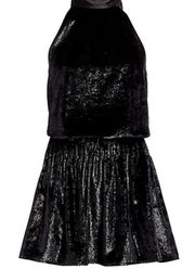 Revolve  Black Shimmer Dress