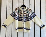 Vintage 90’s Wool rich Women’s cardigan size large