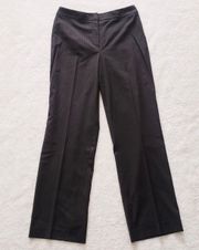 Black Pinstripe Trousers