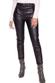 NWT Free People We The Free Belted Vegan Leather Skinny Pants