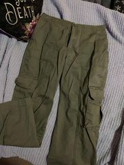 Abercrombie & Fitch Army Green Cargo Pants