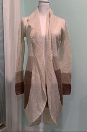 Francesca’s Quinn Knit Sweater Duster Cardigan S