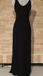 Karen Kane Black Knit Maxi Dress Size Medium