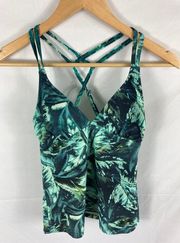 Athleta Napali Cross Strap Tankini Swimsuit Size xs/s