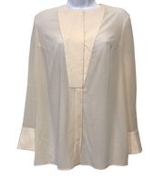 Brunello Cucinelli Silk blouse Shirt Women's
Small Ivory Long‎ Sleeve