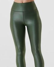 NOLI Liquid crop leggings Shimmer green size Small