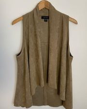 Karen Kane Faux Suede Vest