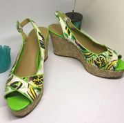 Summer fruit Nine West wedges 5/25