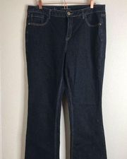 Lane Bryant 18 long dark wash jeans