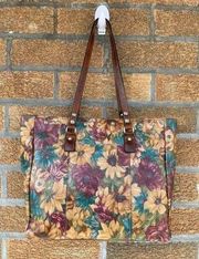 PATRICIA NASH FRESCO BOUQUET SOLARO LEATHER TOTE