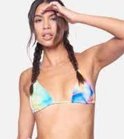 Hurley Itsy Bitsy Triangle Bikini Top Size XS NWT