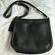 Kate Spade Black Pebble Leather Crossbody Bag