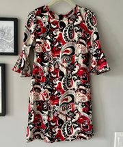 NWOT  Paisley Dress: Size 2/4