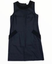 Loft Black A-Line Ruffle Dress - 2P
